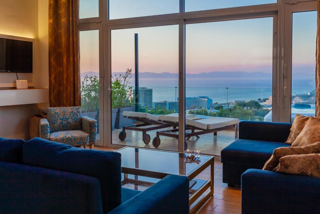 Flyviewflatsgold Privatehottub With Seaview Ixia (Rhodes) Exterior foto