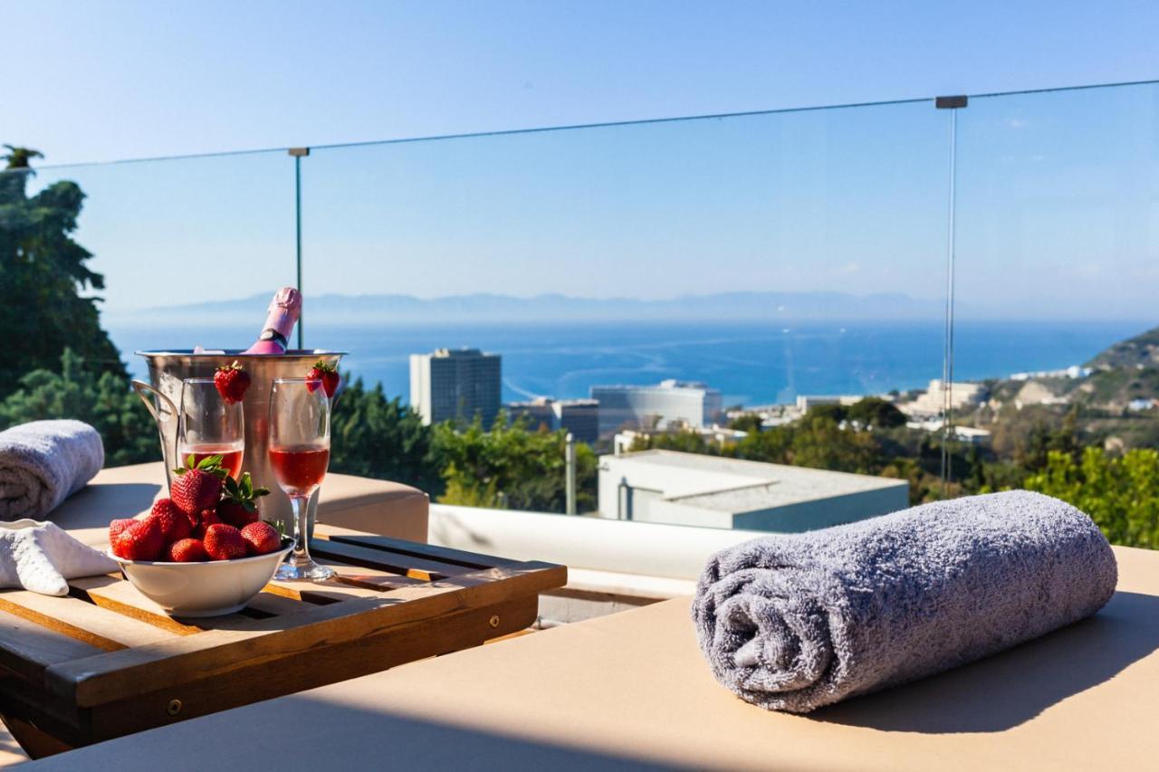 Flyviewflatsgold Privatehottub With Seaview Ixia (Rhodes) Exterior foto