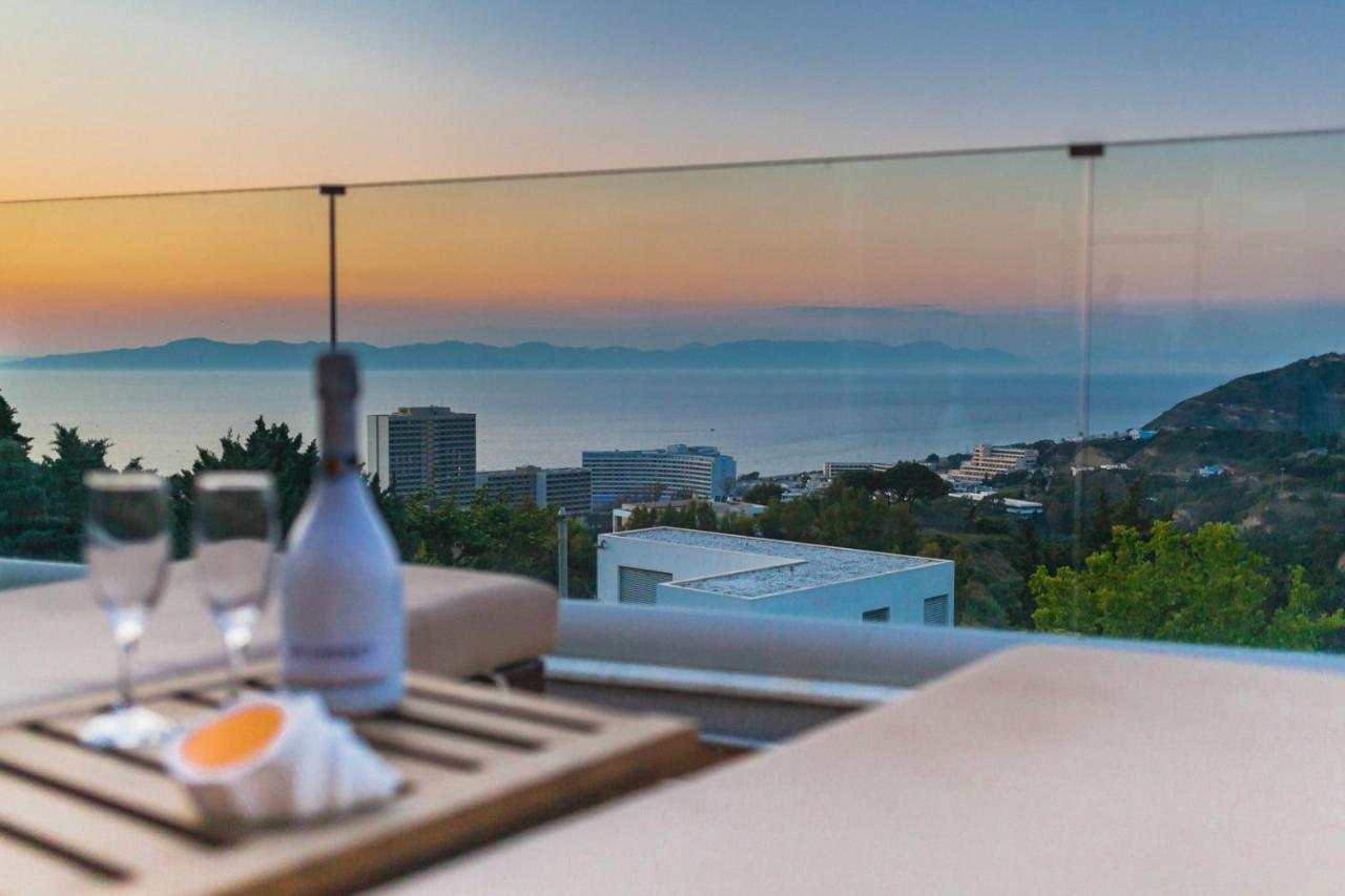 Flyviewflatsgold Privatehottub With Seaview Ixia (Rhodes) Exterior foto